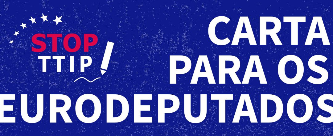 Carta a mandar aos eurodeputados portugueses
