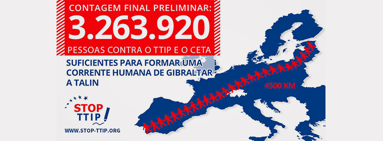 ICE: Entrega de assinaturas em Bruxelas