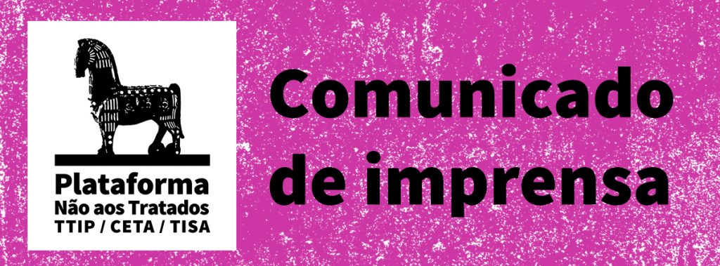 Comunicado de Imprensa nº3: Querem vender-nos por tão pouco