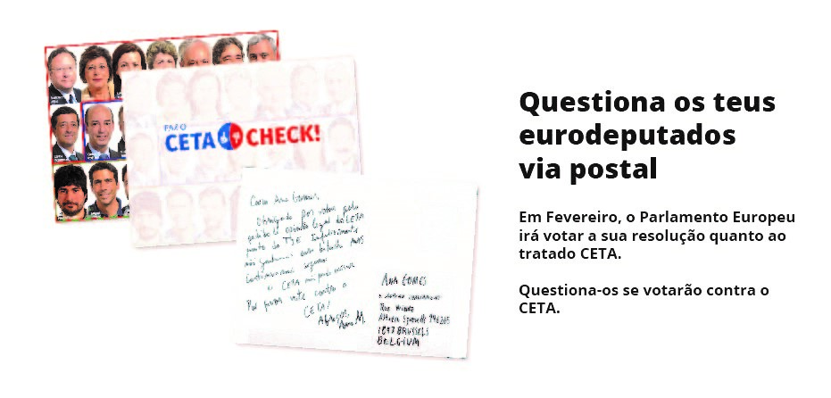 Questiona os teus eurodeputados via postal