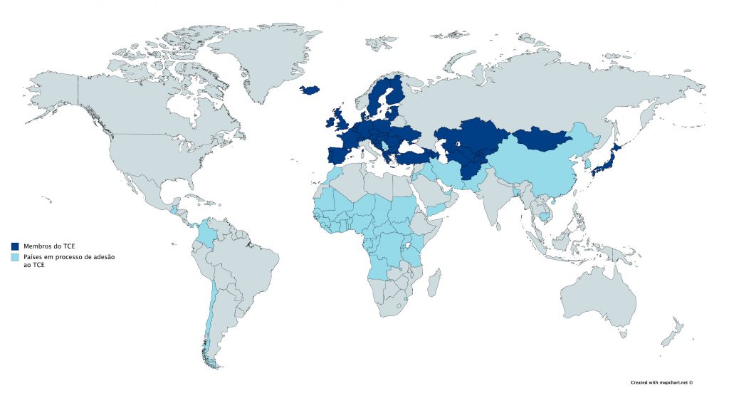 map TCE mundo