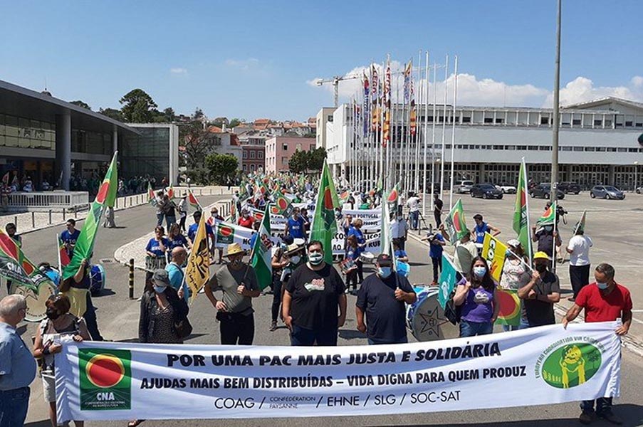A TROCA na Manifestação da Confederação Nacional de Agricultores