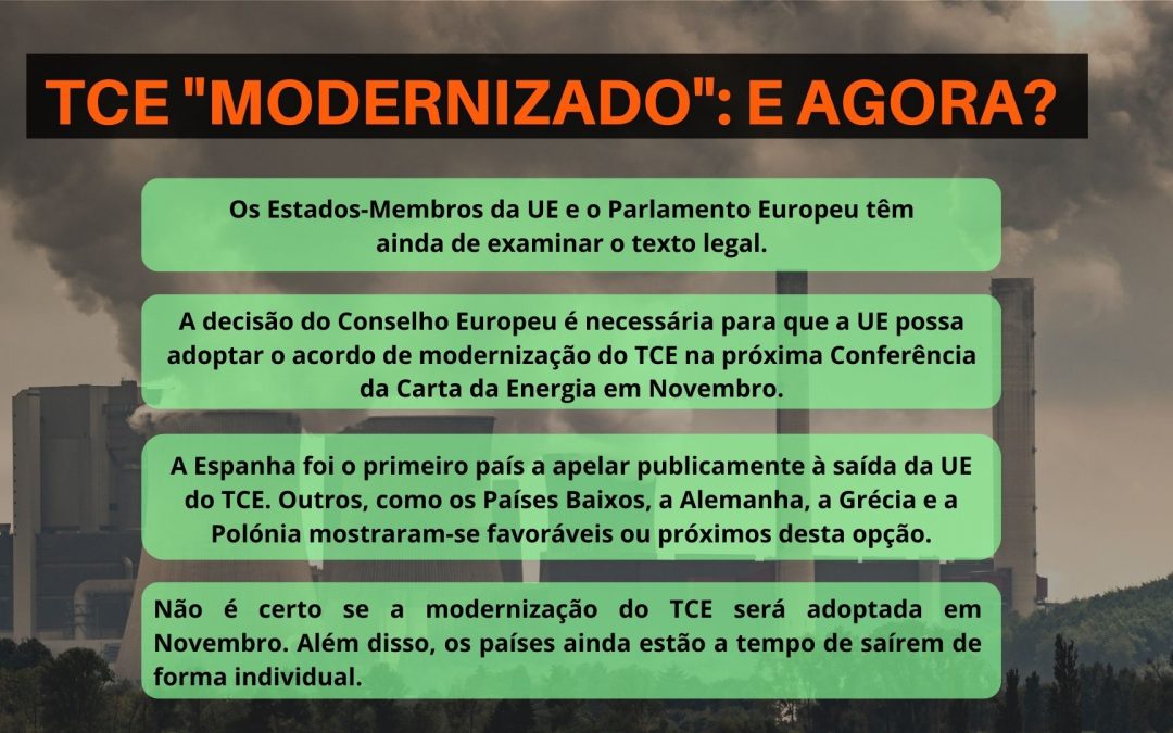 O Tratado da Carta da Energia “modernizado” continuará anti-democrático e anti-clima