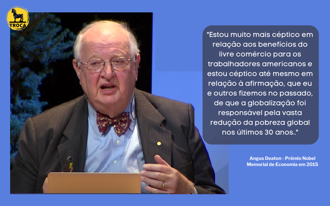 Prémio Nobel da Economia reconhece que ideias defendidas também pela TROCA devem ser tidas em conta numa Economia Moderna.