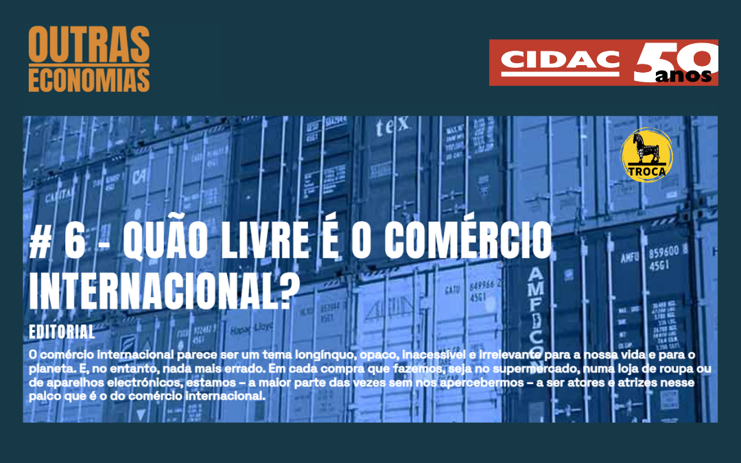 Lançamento do Nº 6 da Revista “Outras Economias”, do CIDAC com a colaboração da TROCA