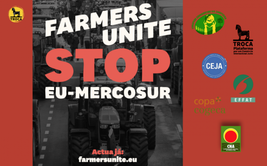 Agricultores unidos contra o acordo UE-Mercosul!