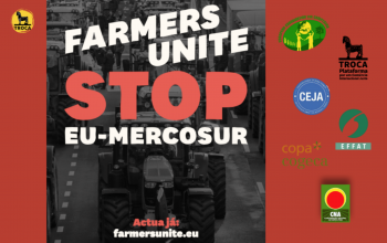 Agricultores unidos contra o acordo UE-Mercosul!
